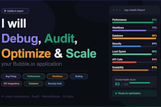 debug, audit, optimize, and scale your bubble io application