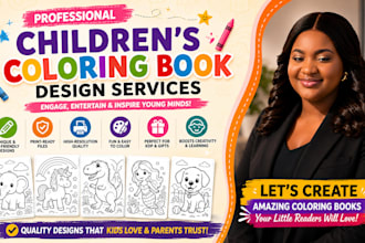 create educational coloring books for preschool and kindergarten