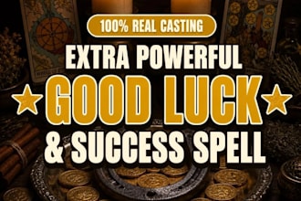 cast good luck success spell powerful abundance career fortune fame spell
