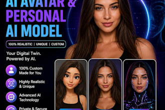 create realistic ai twin ai avatar and personal ai model ai influencer