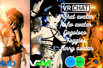 do vrc avatar, vrc commission, furry avatar, gmod, warudo, vrchat avatar nsfw