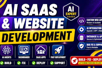 make, deploy and fix your ai saas, website and tools