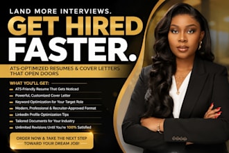 write an ats resume and cover letter for your dream job