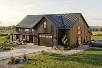 create professional barndominium 2d architectural drawing set for builders