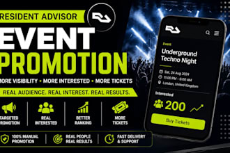 boost visibility for your resident advisor techno or house event