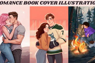 romance book cover illustration ebook cover lgbtq ya gay mafa romance book cover