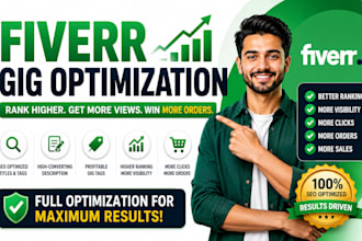 promote your fiverr gig with targeted ads to boost your sales, seo optimization