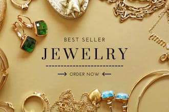 design jewelry website, jewelry store or shopify jewelry store