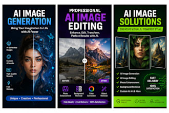 create realistic ai art, posters, and illustrations