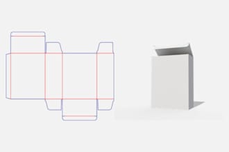 custom dimensions reverse tuck end box