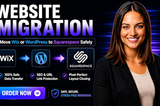 migrate wordpress website to squarespace redesign wix to squarespace clone site