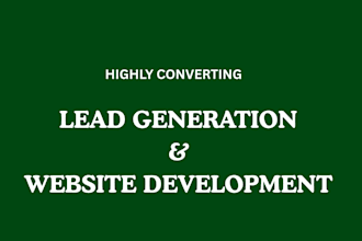 generate mortgage leads and build website