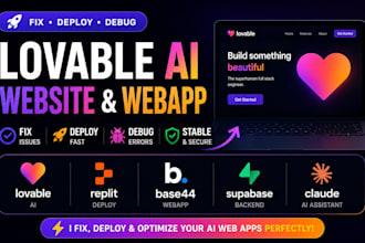 fix deploy lovable ai website replit webapp base44 debug lovable supabase claude