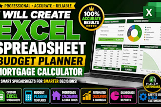 create excel spreadsheet, budget planner mortgage calculator