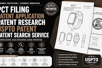 pct filing patent application patent research uspto patent patent search service