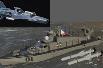 create 3d models cad design ship model boat model yacht model and automotive