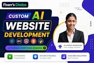 develop ai website, ai chatbot, ai web application