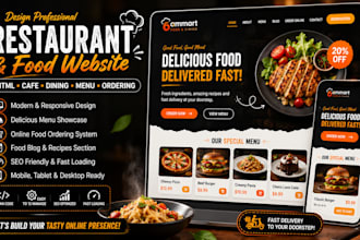 design restaurant 6ammart food blog website html cafe dining menu food ordering