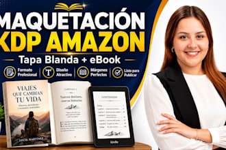 do book formatting kdp paperback and ebook en español