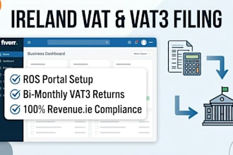 do ireland vat registration and vat3 return filing support