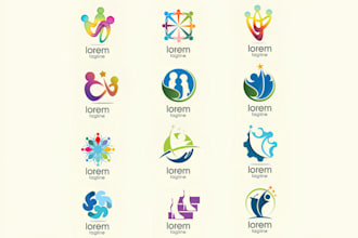 make fundraising charity and organization logo design