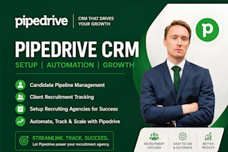 do pipedrive recruitment CRM for staffing and hiring agency