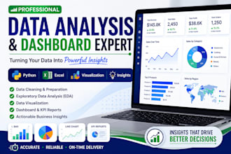 analyze data and create dashboards in python