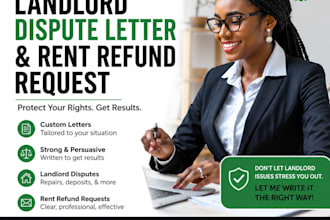write a landlord dispute letter or rent refund request