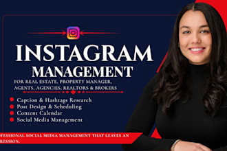 be your real estate social media manager for agents, realtors and agencies