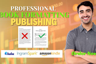 book formatting, kindle ebook formatting, KDP paperback