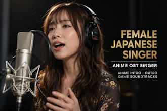 be your female japanese anime ost singer for intro outro game soundtrack lyrics