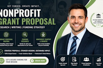 write nonprofit grant proposal nonprofit funding research nonprofit startup grow
