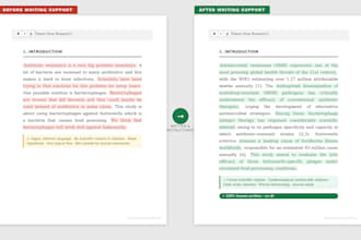 write sections of your scientific manuscript