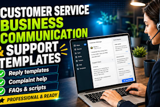 write business communication and support templates