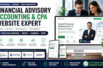 build setup practise ignition senta karbon pixie financial advisory website