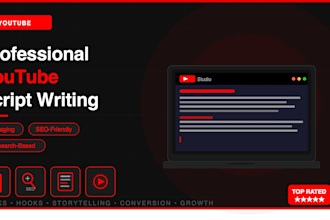 make youtube scripts and creative direction
