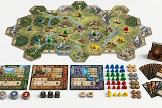 create professional board game design, card game design, game art mechanics