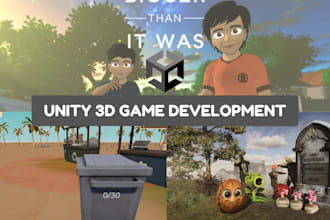 develop a unity 3d game or prototype