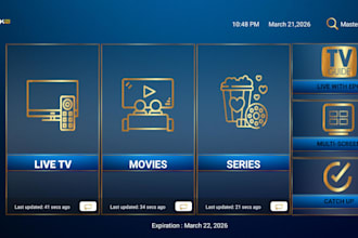 develop  and rebrand your iptv app wave app ibo player with your brand identity