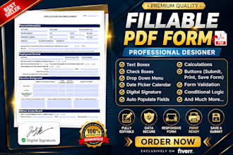 create fillable pdf form
