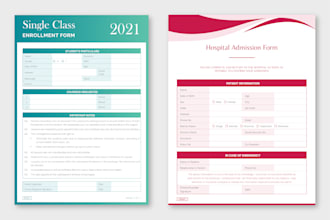design fillable PDF form with formulas and automation