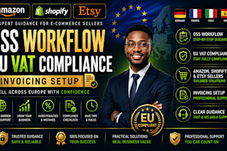 handle amazon, shopify, and etsy sellers oss workflow, eu vat compliance