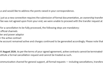 write professional business emails in formal british english