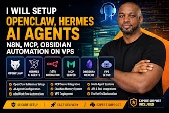 setup paperclip openclaw hermes ai agents n8n mcp obsidian automation vps