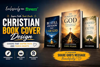 design christian, religious and spiritual, self help book covers for amazon KDP