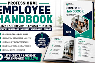 design company employee hanbook employee handbook and digital product