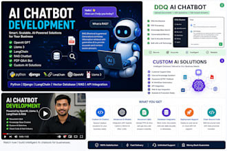build an ai chatbot using openai, llama 3, langchain and rag