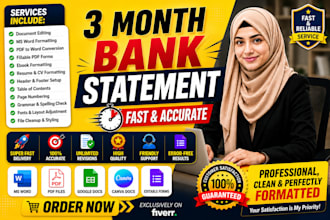 do bank statement reconciliation and conversion