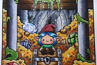 teach you cozy coloring techniques in fun online lessons