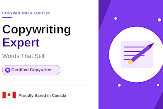 write persuasive sales copy and content